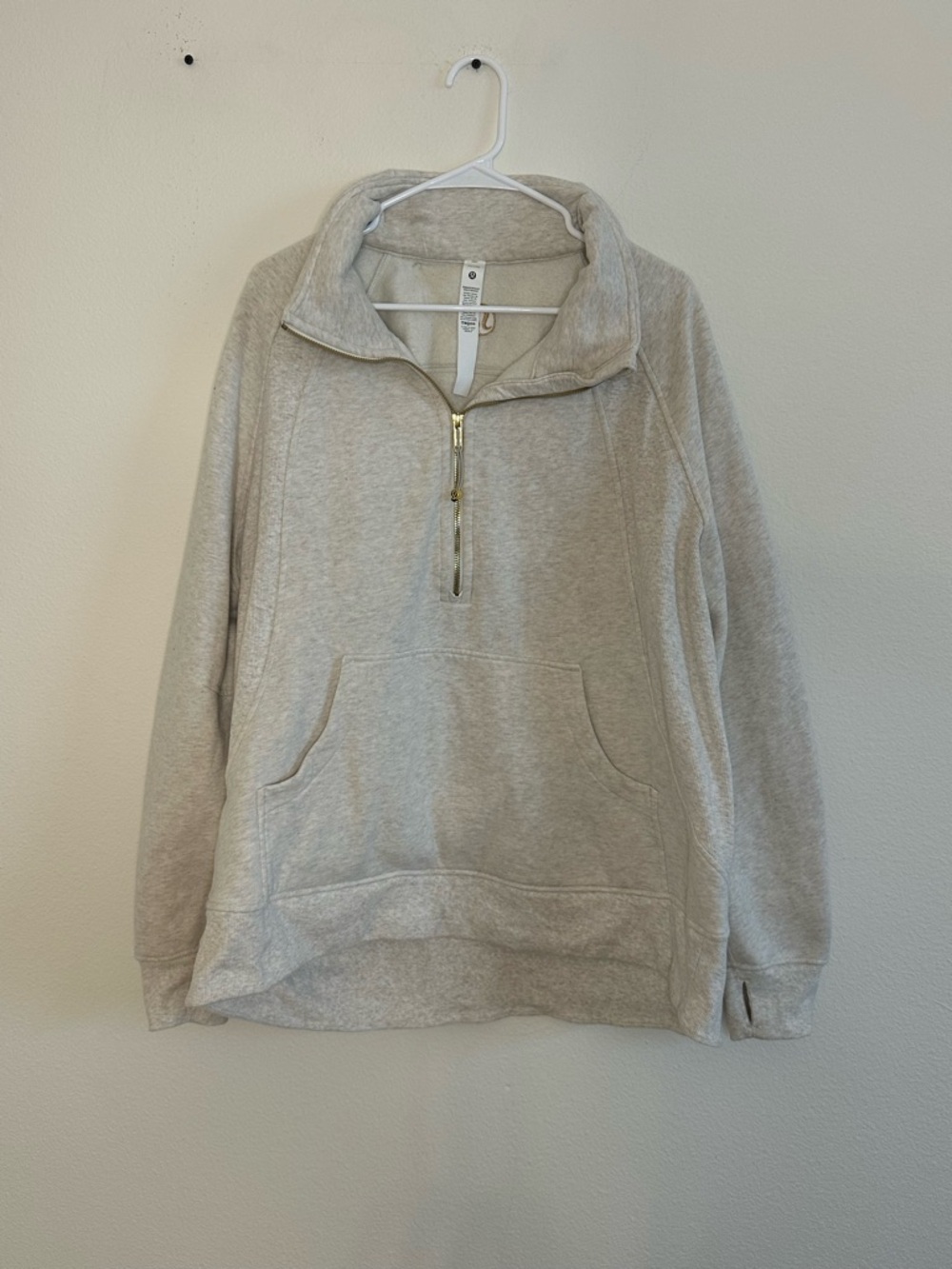 Lululemon Scuba Full Length Oat EUC